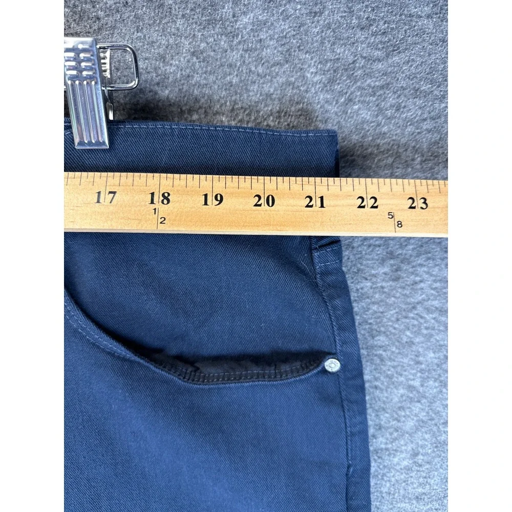 Mott & Bow Mercer Pants Men 42x30 Blue Preppy Straight Leg Cotton Stretch Travel